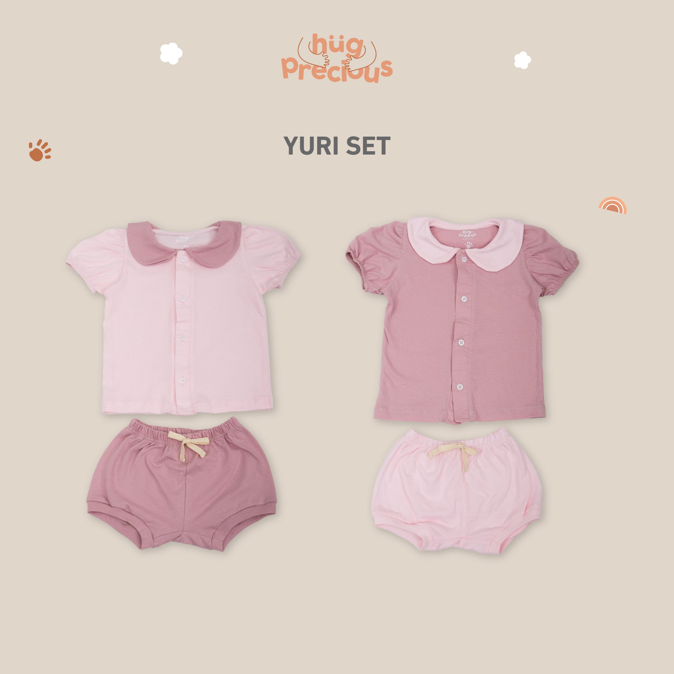 Short Playsuit YURI SET Modal Cotton