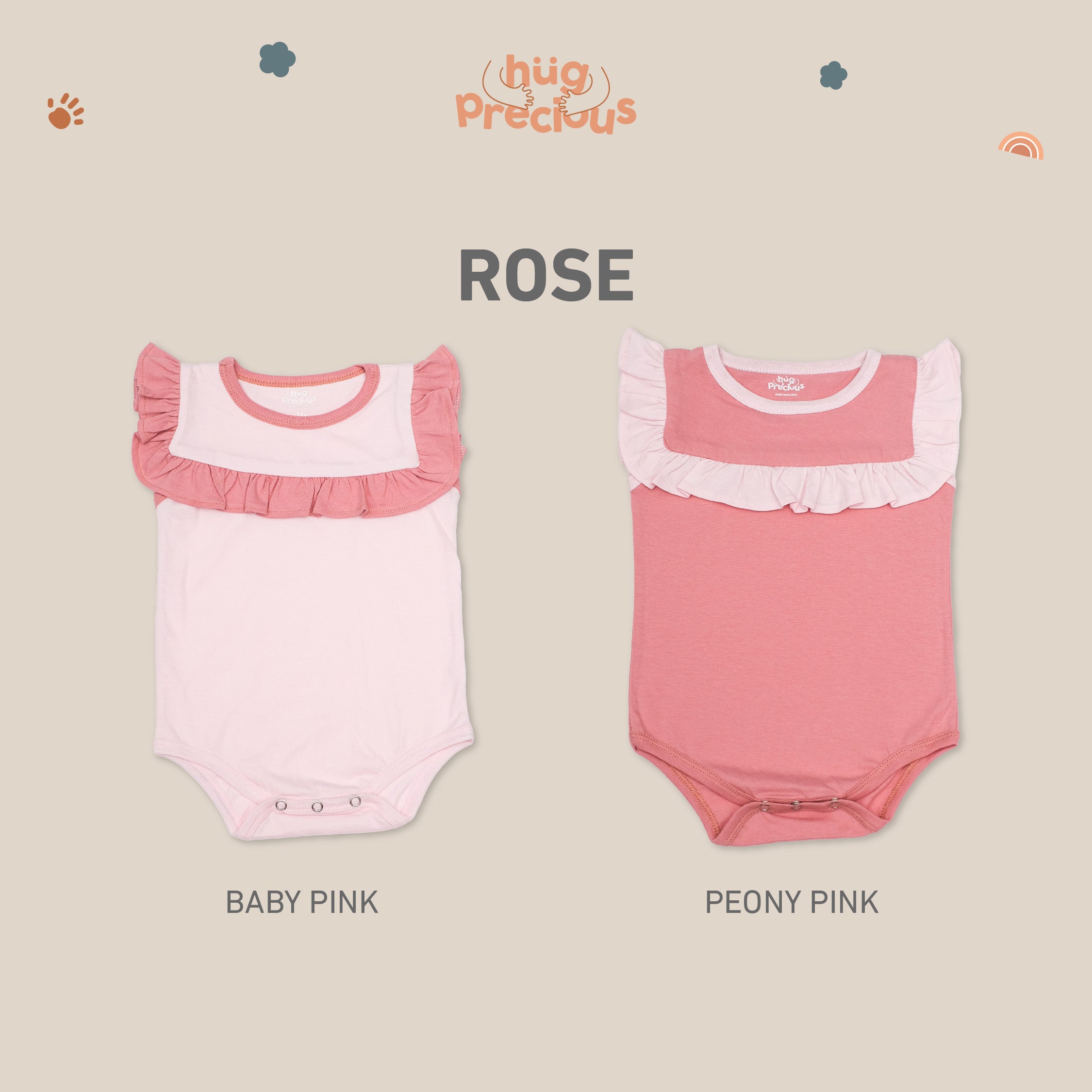 Rose Short Sleeveless