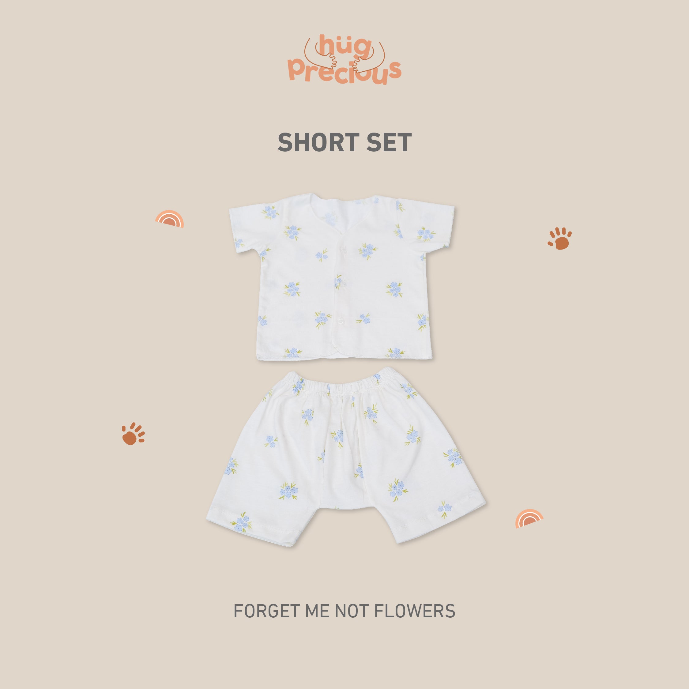 Little Wear Short Set - 2.0 (Setelan Baju Bayi Lengan Pendek)