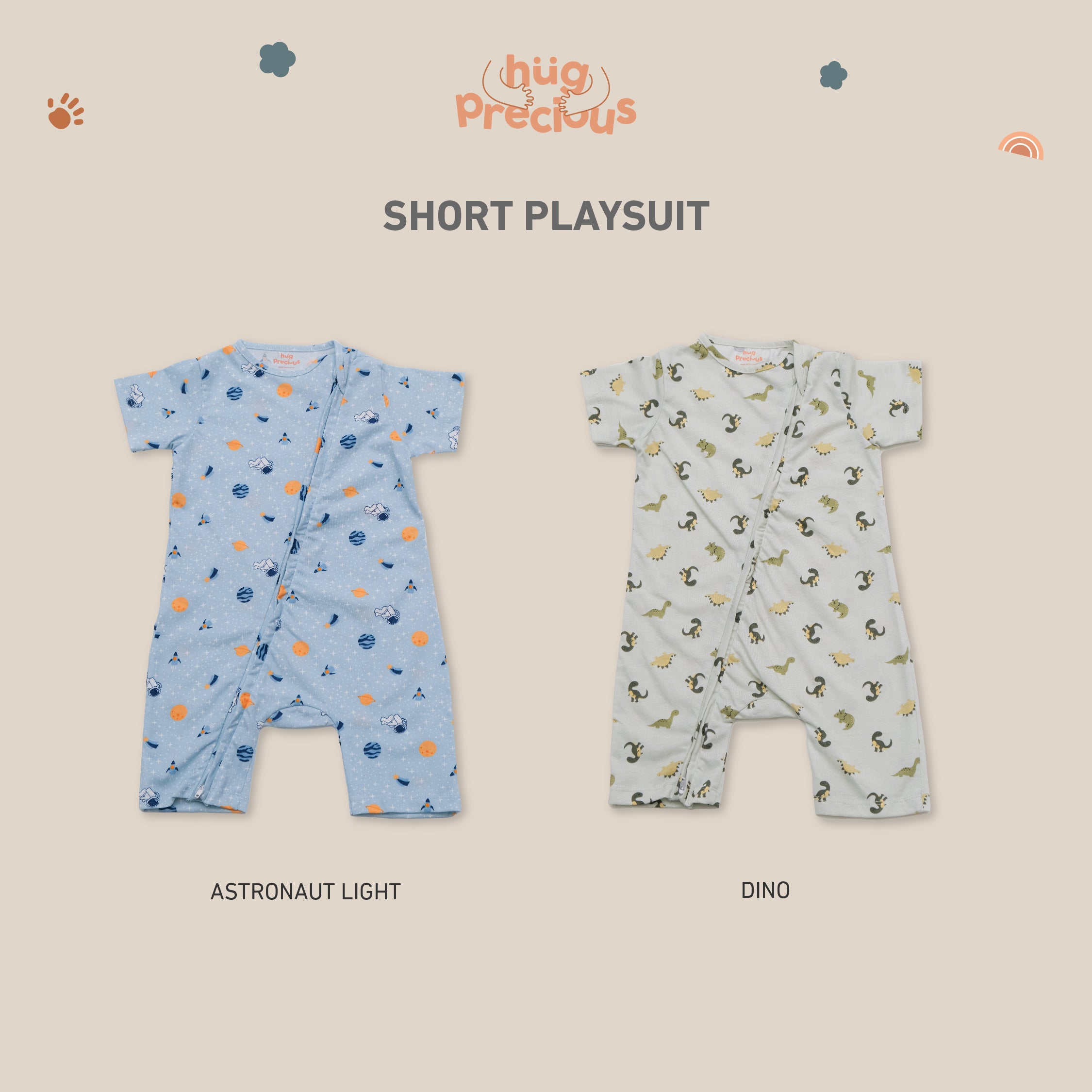 Short Playsuit Zipper 3.0 (Jumper Bayi)