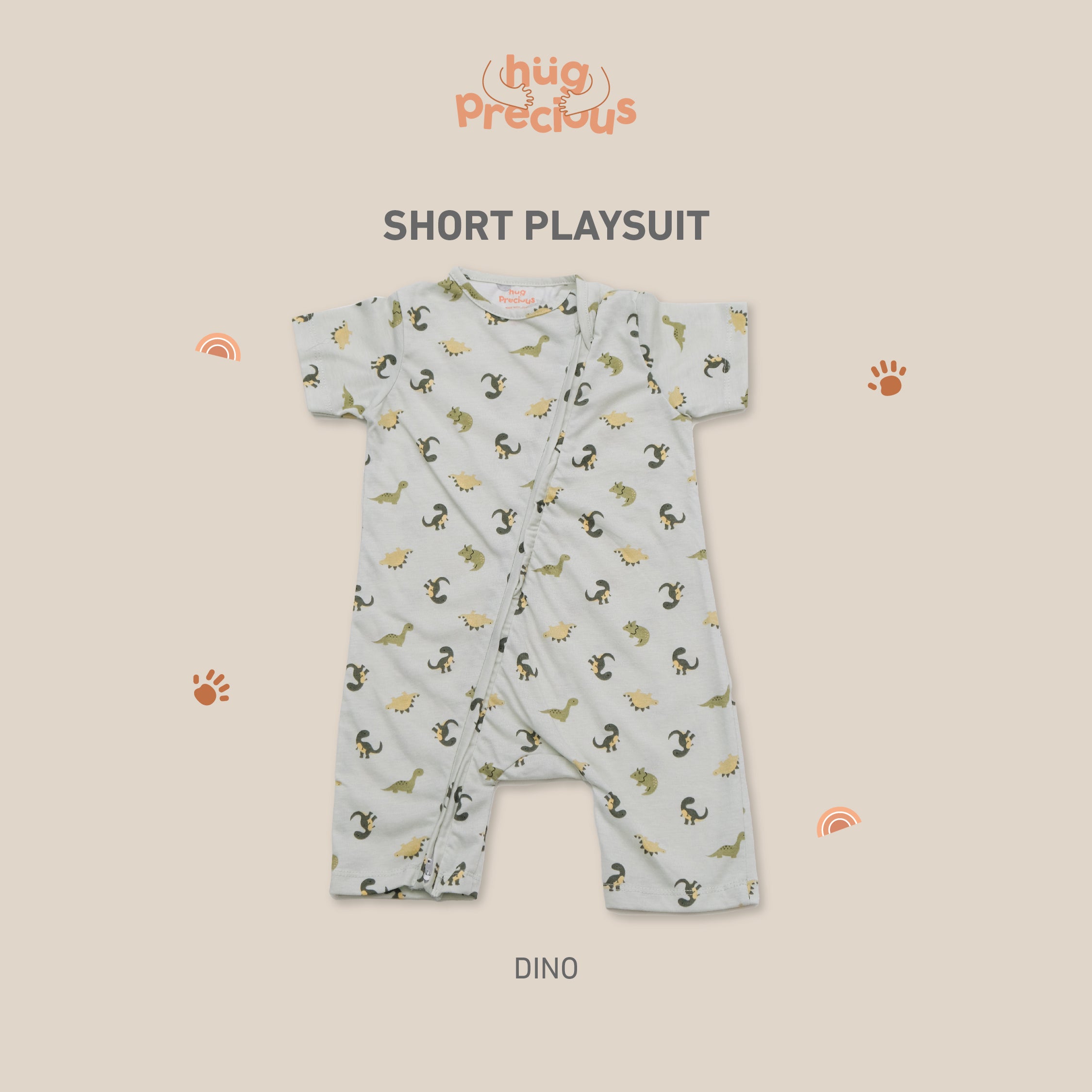 Short Playsuit Zipper 3.0 (Jumper Bayi)