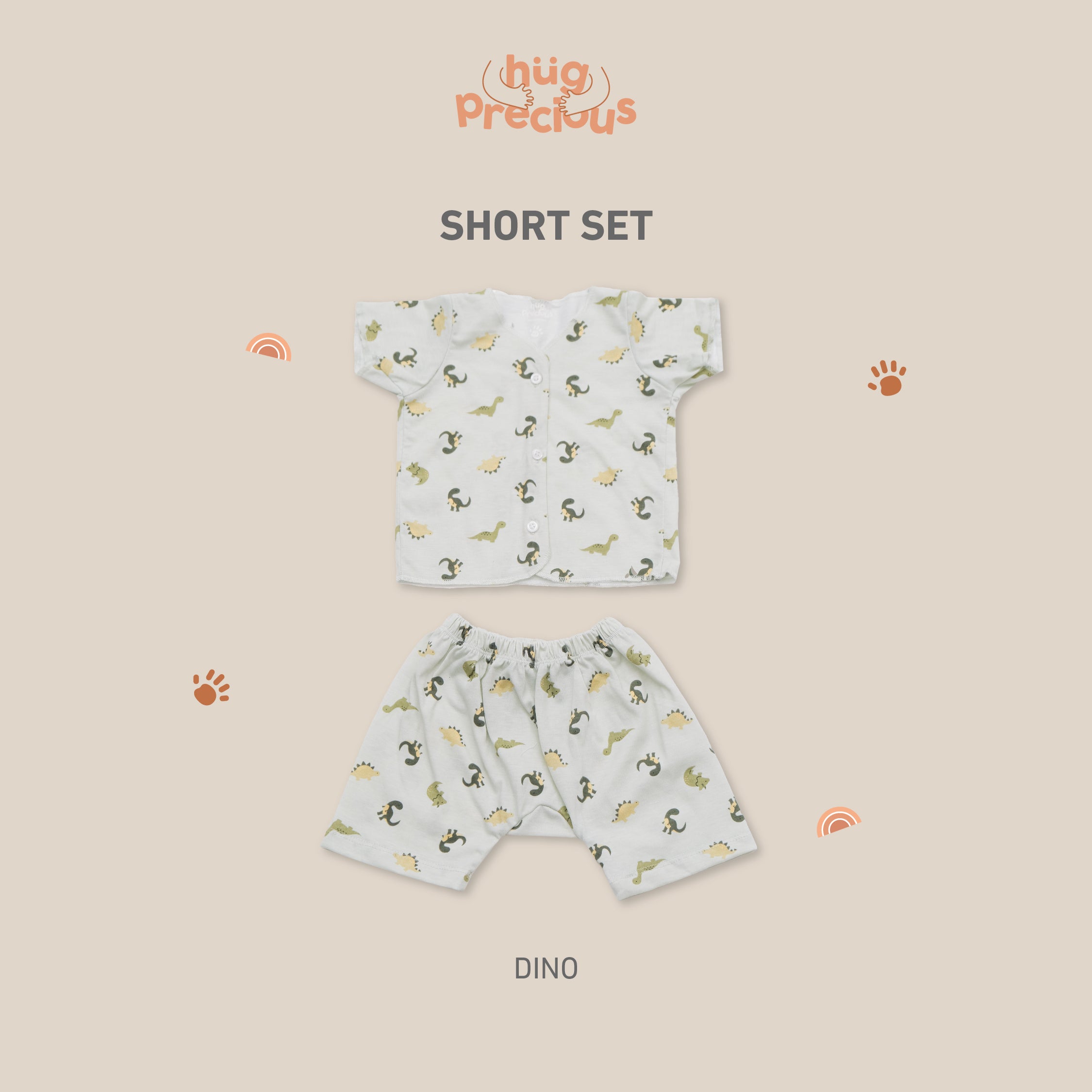 Little Wear Short Set - 4.0 (Setelan Baju Bayi Lengan Pendek)