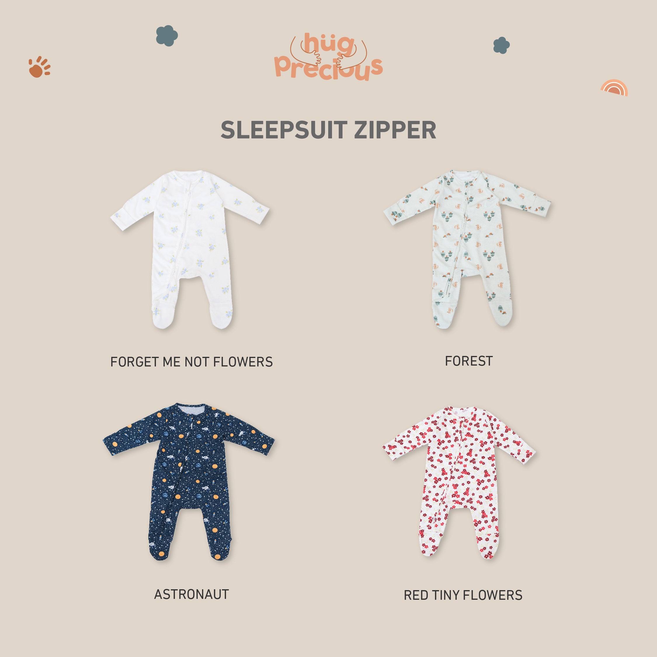 Sleepsuit Zipper 1.0 (Jumper Bayi)