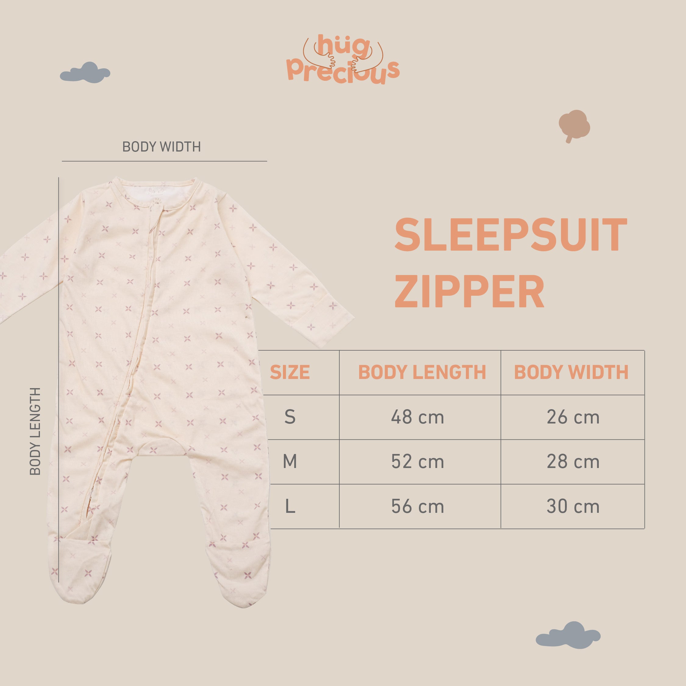 Sleepsuit Zipper 4.0 (Jumper Bayi)