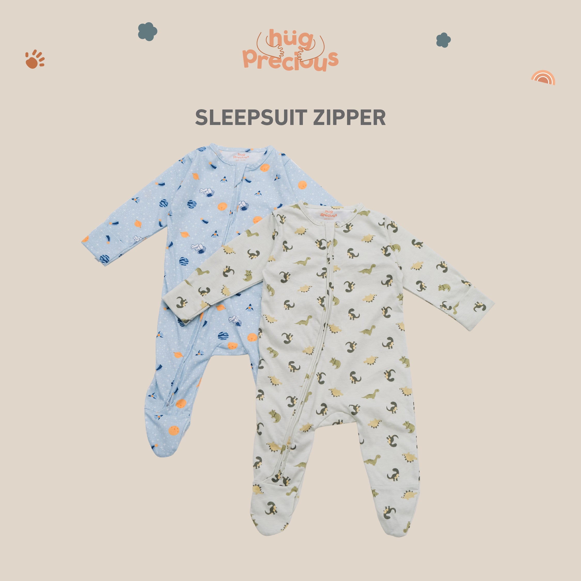 Sleepsuit Zipper 3.0 (Jumper Bayi)