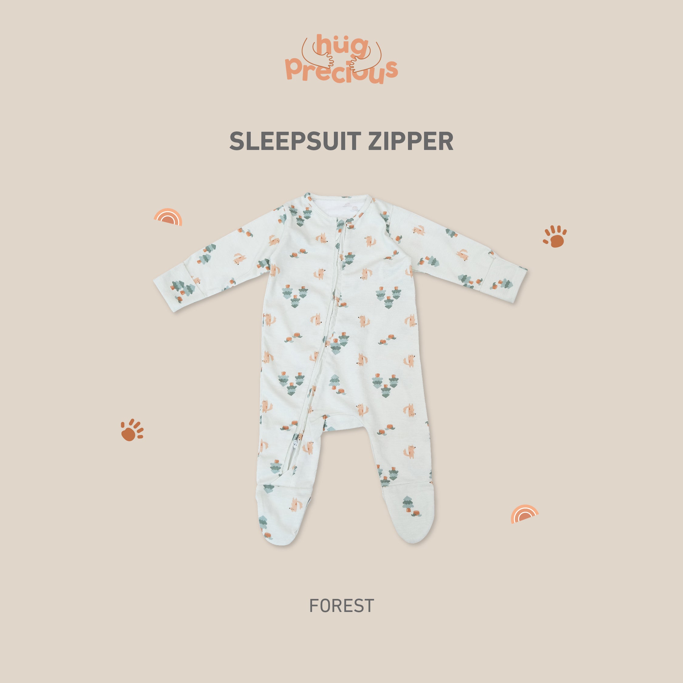 Sleepsuit Zipper 1.0 (Jumper Bayi)