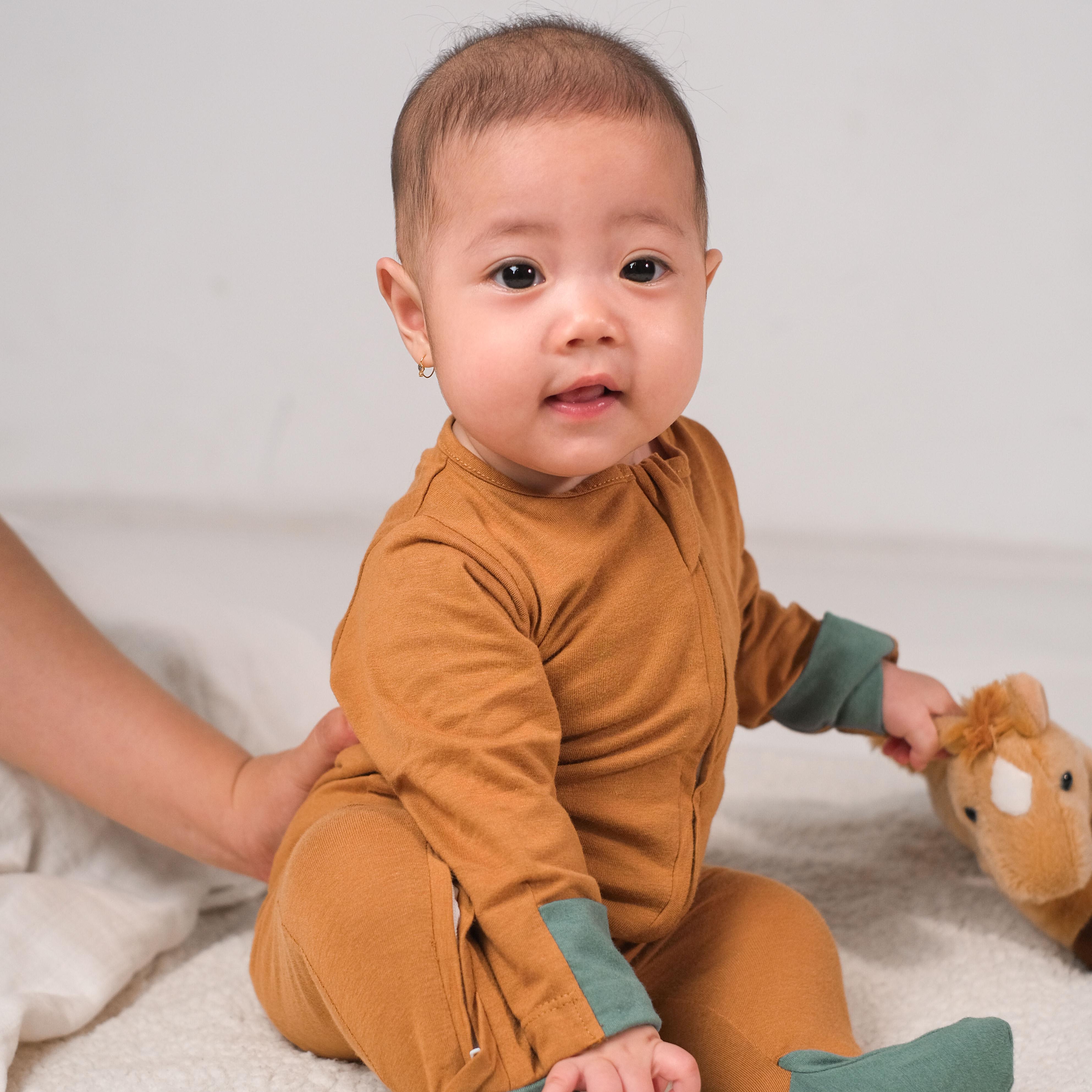 Sleepsuit Zipper MONTY THE DUCK Bamboo