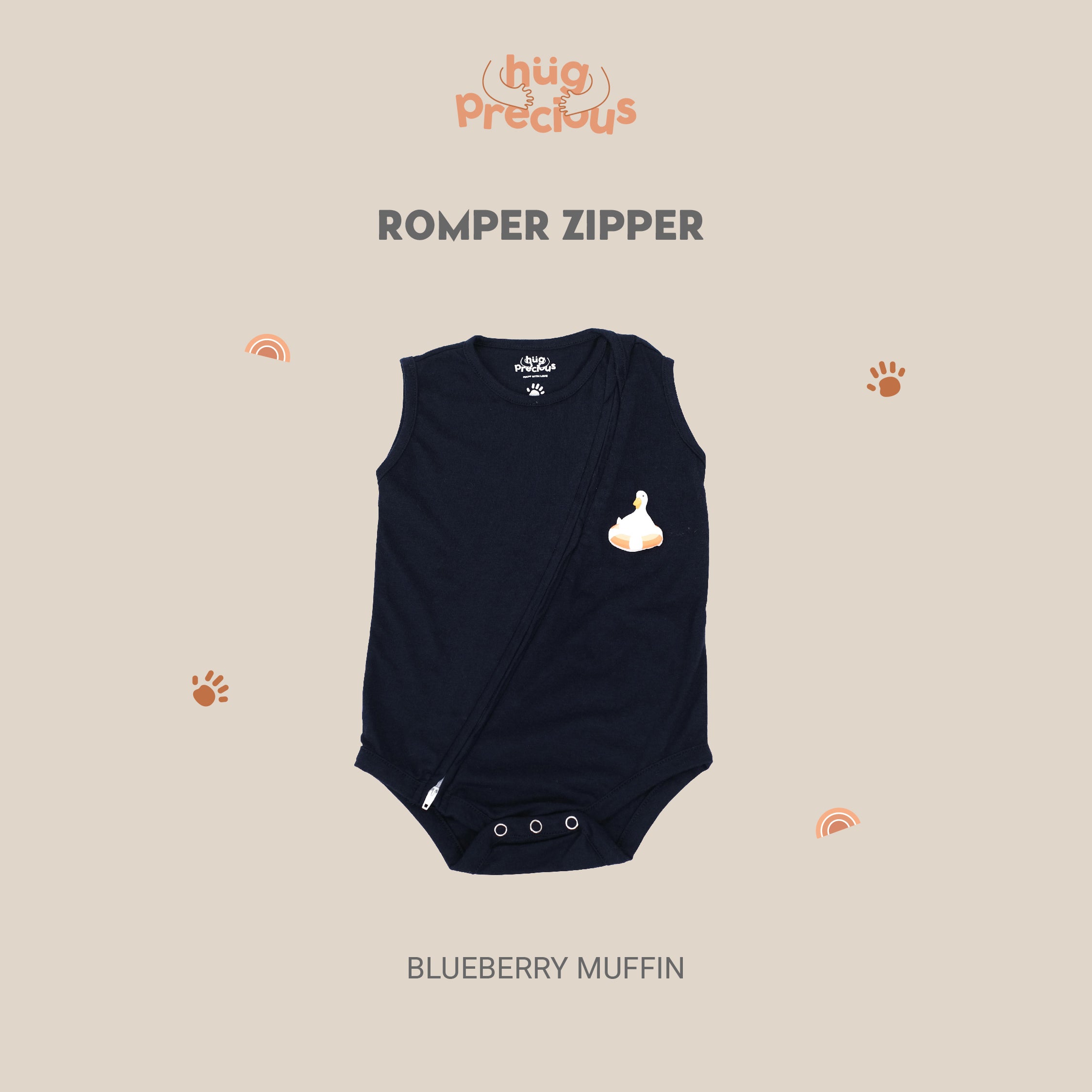 PROMO BUNDLE: Romper Zipper Monty the Duck