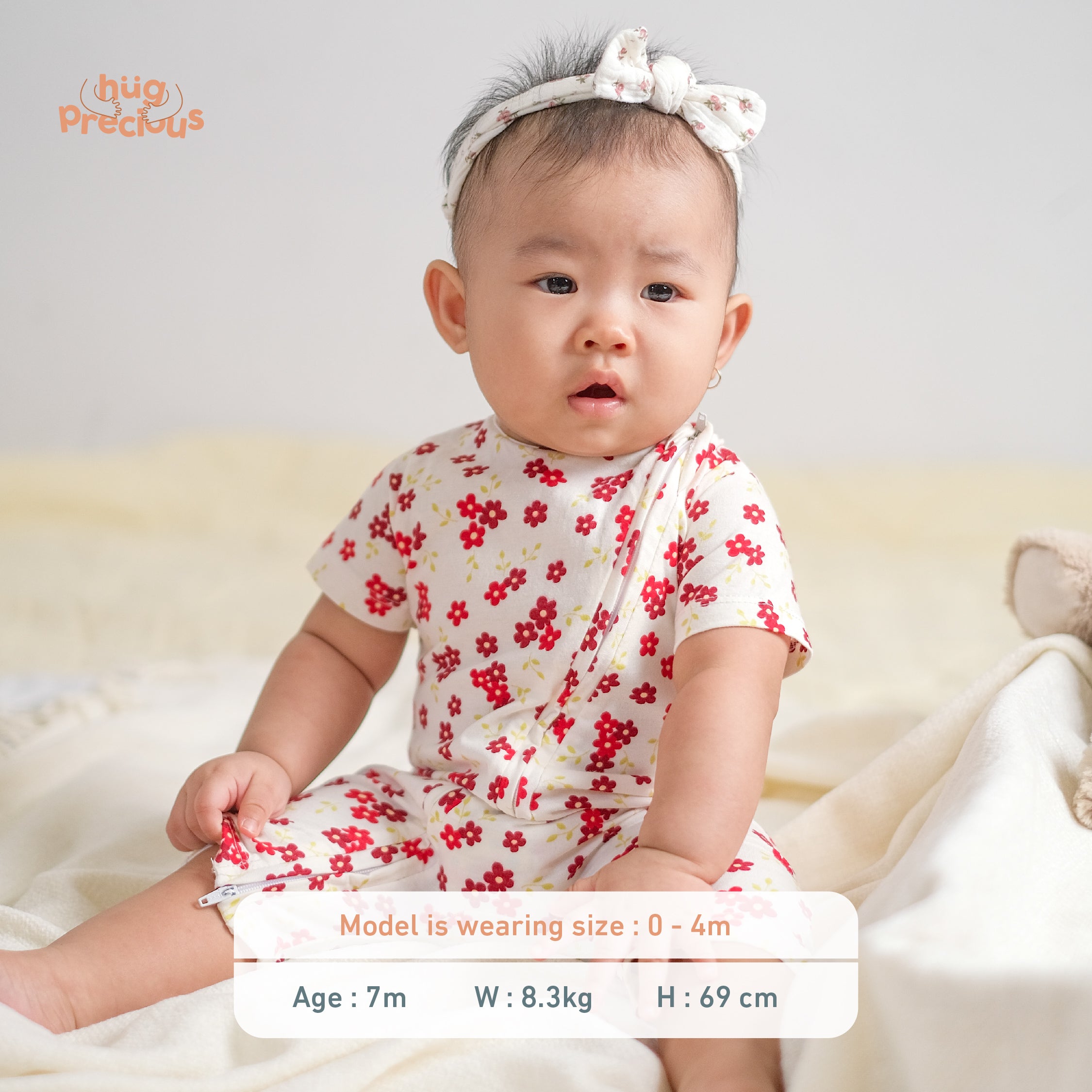 Short Playsuit Zipper 1.0 (Jumper Bayi)